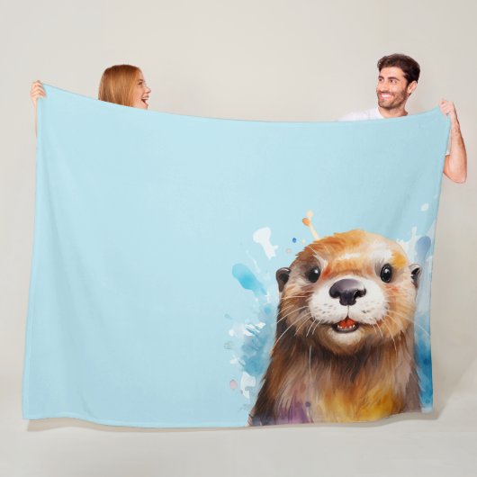 otter fleece deken (In situ)