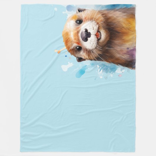 otter fleece deken (Voorkant)