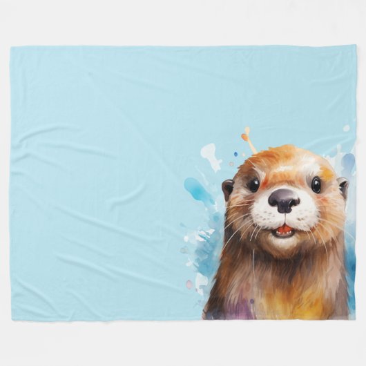otter fleece deken (Voorkant (Horizontaal))