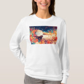 Otter Floral Hideaway T-shirt (Voorkant)