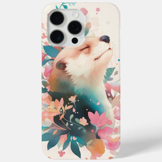 Otter Fluisteringen van Bloem Case-Mate iPhone Case (Achterkant)