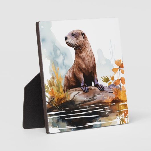 otter fotoplaat (Voorkant)