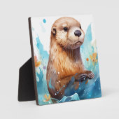otter fotoplaat (Voorkant)