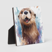 otter fotoplaat (Voorkant)