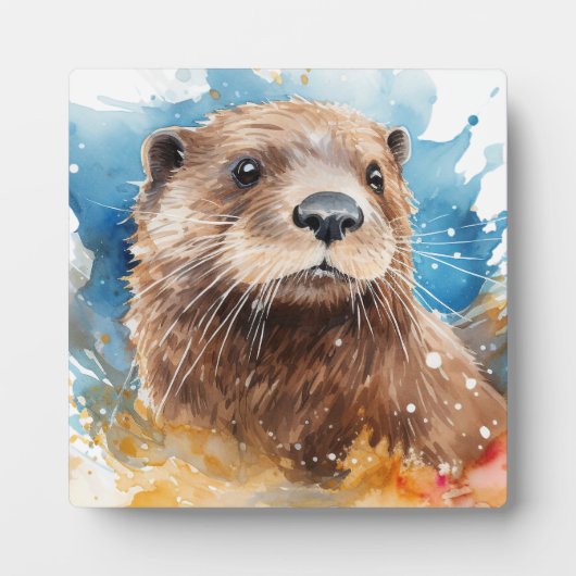 otter fotoplaat (Voorkant)