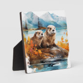 otter fotoplaat (Voorkant)