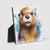 otter fotoplaat (Voorkant)