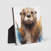 otter fotoplaat (Voorkant)