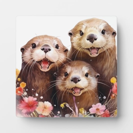 otter fotoplaat (Voorkant)