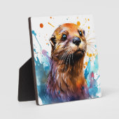otter fotoplaat (Voorkant)