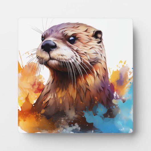 otter fotoplaat (Voorkant)