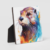 otter fotoplaat (Voorkant)