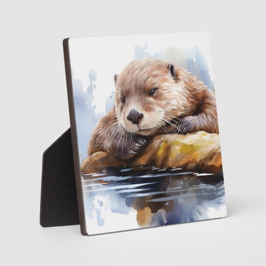 otter fotoplaat (Voorkant)