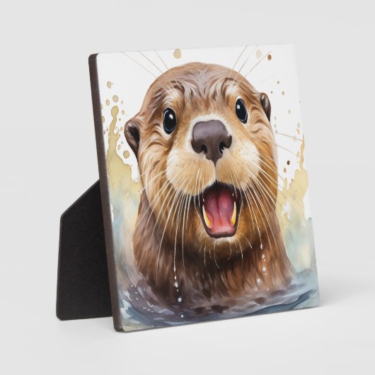 otter fotoplaat (Voorkant)