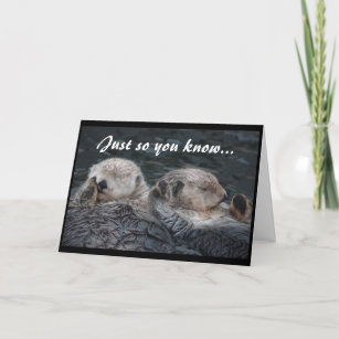 Otter Friends Card Kaart