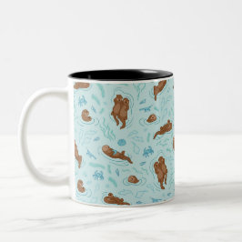 Otter fun light tweekleurige koffiemok