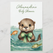 Otter Geslachtsneutrale Baby voorspellingen Advies (Achterkant)