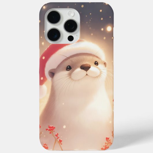Otter Gezellig Kerstavond Case-Mate iPhone Case (Achterkant)