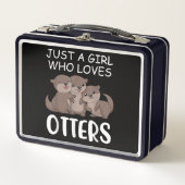 Otter Gift | Alleen een meisje dat van Otters houd (Voorkant)