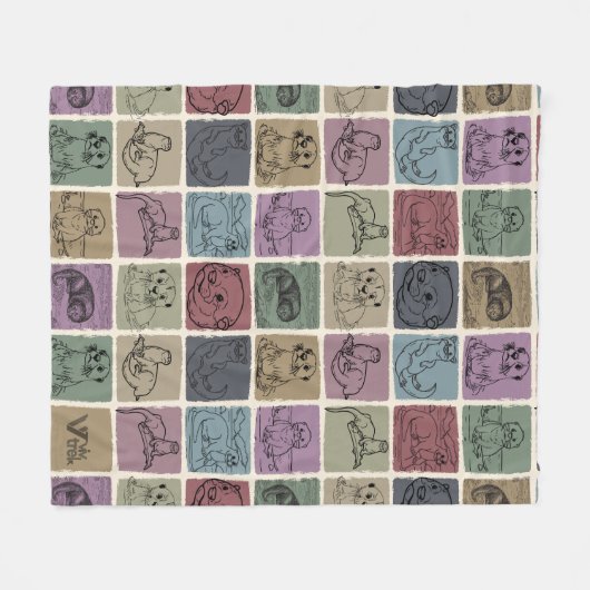 Otter Gift Blanket  Otter Lover Gooi Fleece Deken (Voorkant (Horizontaal))
