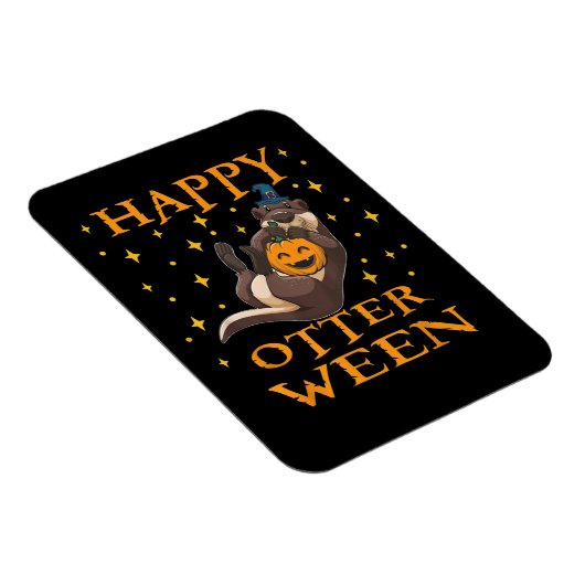 Otter Gift | Happy Otter Cute Zee Otter Halloween Magneet (Rechterzijde)
