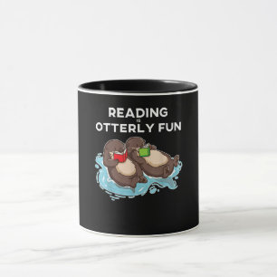 Otter Gift   Zee Otter Book Reading Gift Bookworm Mok