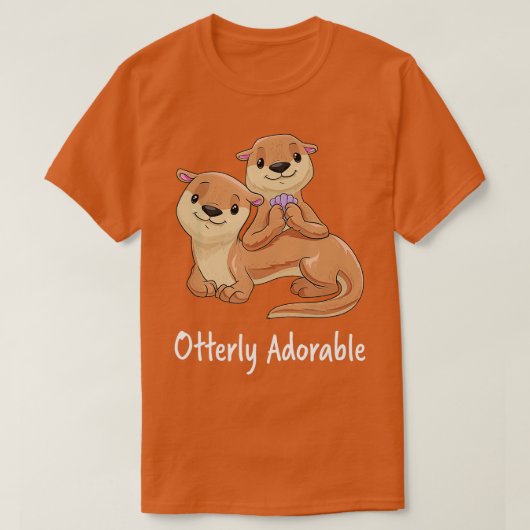 Otter Girls Ferret Marten, schattig T-shirt (Design voorkant)