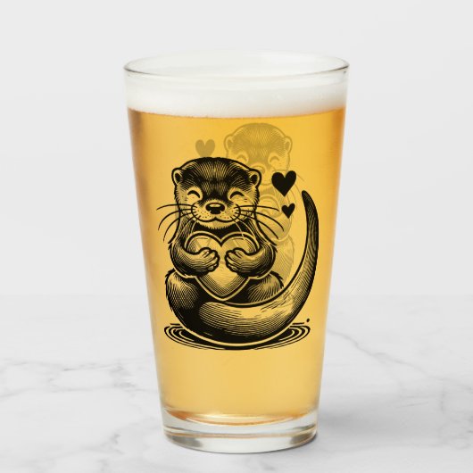 Otter Glas (Voorkant gevuld)
