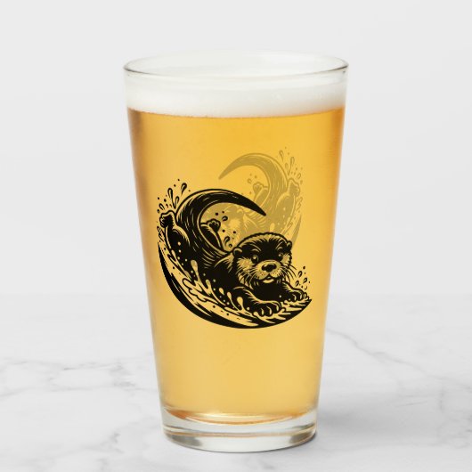 Otter Glas (Voorkant gevuld)