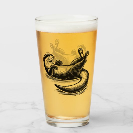 Otter Glas (Voorkant gevuld)