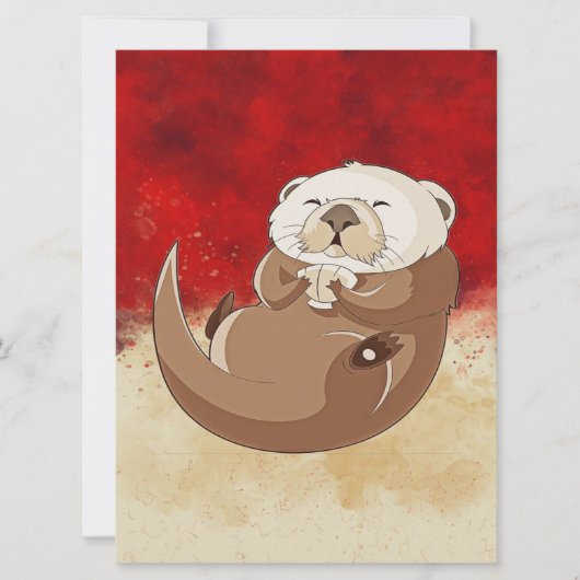Otter Graphic | Ocean Animal | Gift for otter Love (Voorkant)