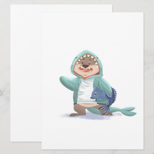 Otter Graphic | Ocean Animal | Gift for otter Love (Voorkant / Achterkant)