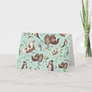 Otter Greetings Card Kaart