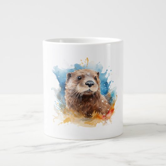 otter grote koffiekop (Voorkant)