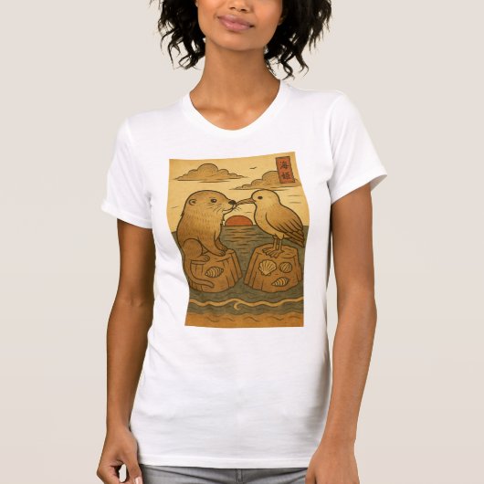 Otter & Gull, Umihime, T-shirt voor dames (Voorkant)