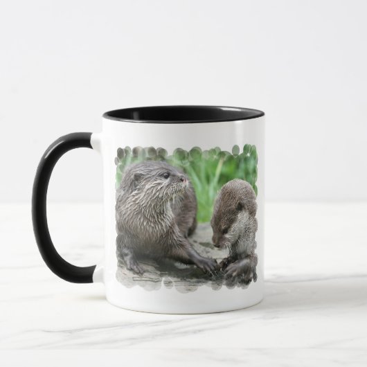 Otter Habitat Coffee Mok (Links)