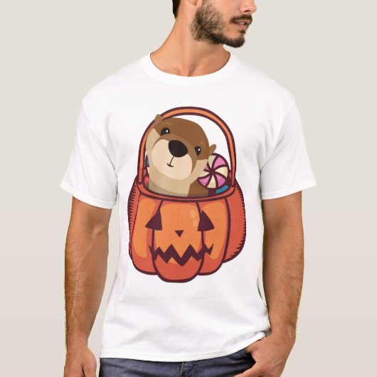 Otter Halloween T-shirt (Voorkant)
