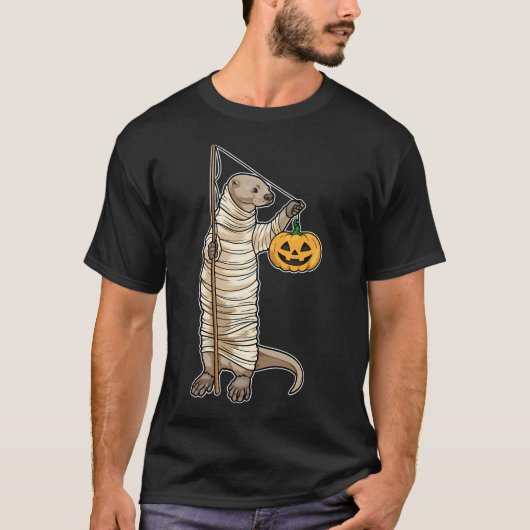 Otter Halloween vissen T-shirt (Voorkant)