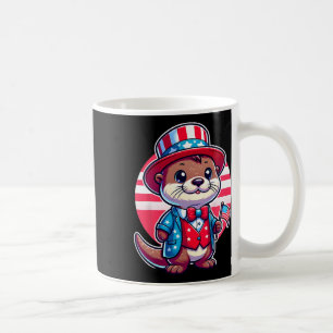 Otter Happy 4 juli Onafhankelijkheidsdag Mannen Vr Koffiemok