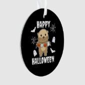 Otter Happy Halloween Pumpkin Bat Costume Ornament (voorkant)