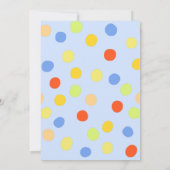 otter Holding Colorful Balloons Uitnodiging (Achterkant)