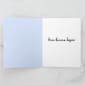  Otter Holding kleurrijke ballonnen Dank u Bedankkaart (Binnen)