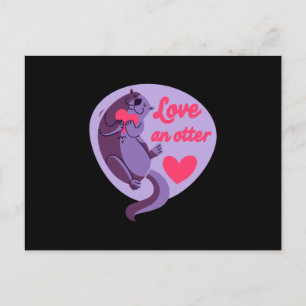 Otter: hou van een otter-liefde een andere briefkaart