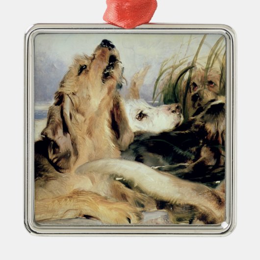 Otter Hounds Metalen Ornament (Voorkant)