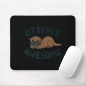 Otter In A Cket Funny Otter Pajamas Sea Otter Cost Muismat (Met muis)