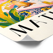 Otter in badkuip Art Print, Henri Matisse Wall Art Poster (Hoek)