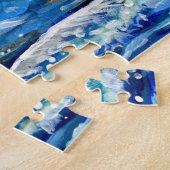 Otter in het Zee Schilderen Legpuzzel (Zijkant)