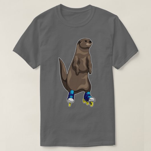 Otter Inline skating Roller schaatsen T-shirt (Design voorkant)