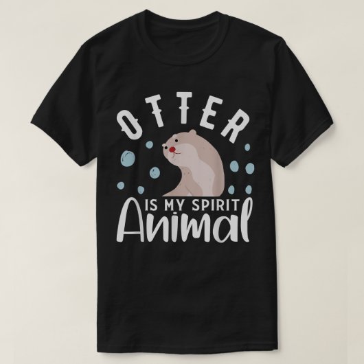 Otter is mijn favoriete dierotter-ontwerp t-shirt (Design voorkant)