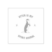 otter is mijn gedistilleerde dier rubberstempel (Afrduk)